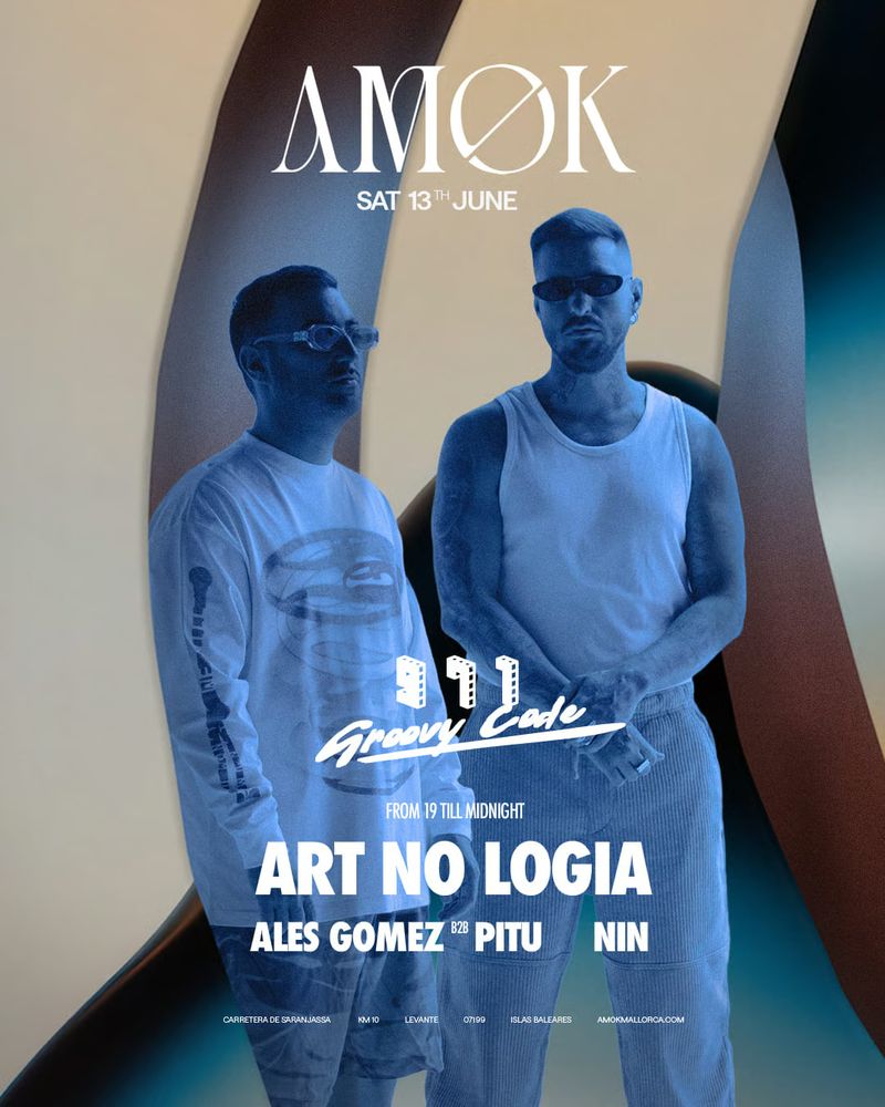 971 - Groovy Sunset - ART NO LOGIA at Discoteca Amok Mallorca