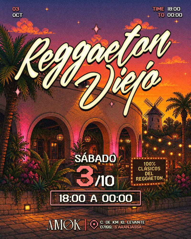 El Tardeo de Reggaeton Viejo at Discoteca Amok Mallorca