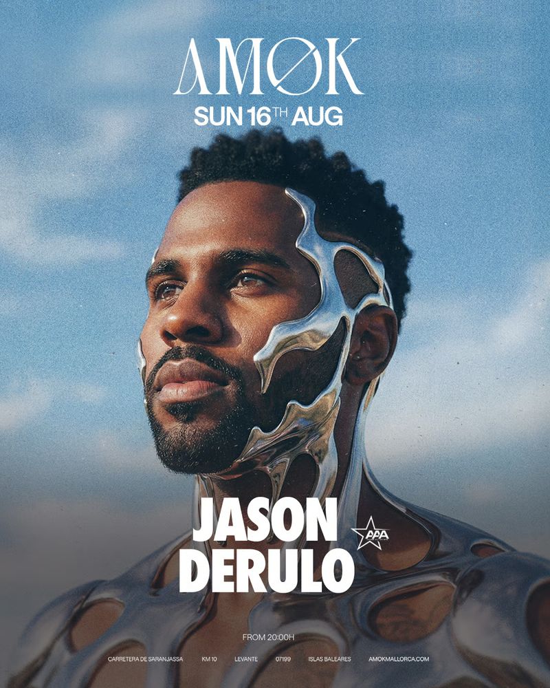 AMOK presents: JASON DERULO at Discoteca Amok Mallorca