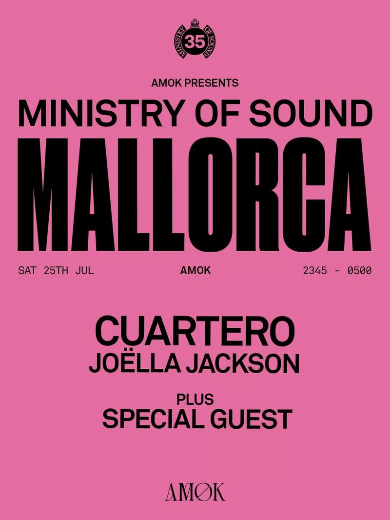 AMØK x Ministry Of Sound at Discoteca Amok Mallorca