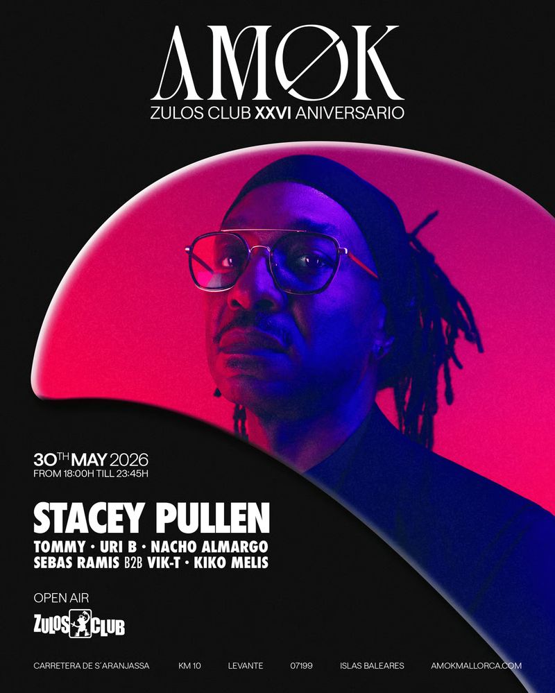 Stacey Pullen - ZULOS CLUB Sunset at Discoteca Amok Mallorca
