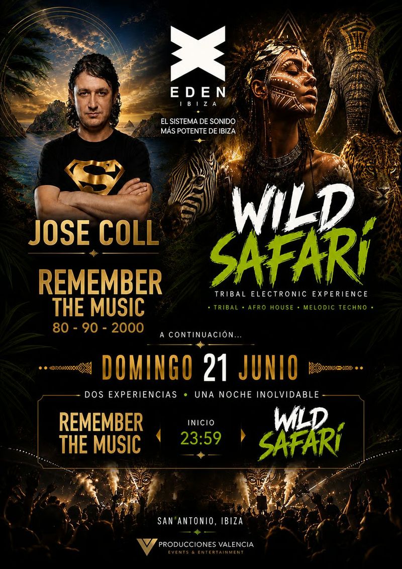 REMEMBER DE MUSIC x WILD SAFARI at Eden Ibiza