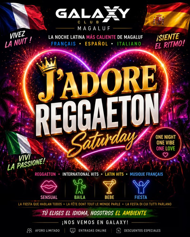 J'Adore Reggaeton at Galaxy Magaluf