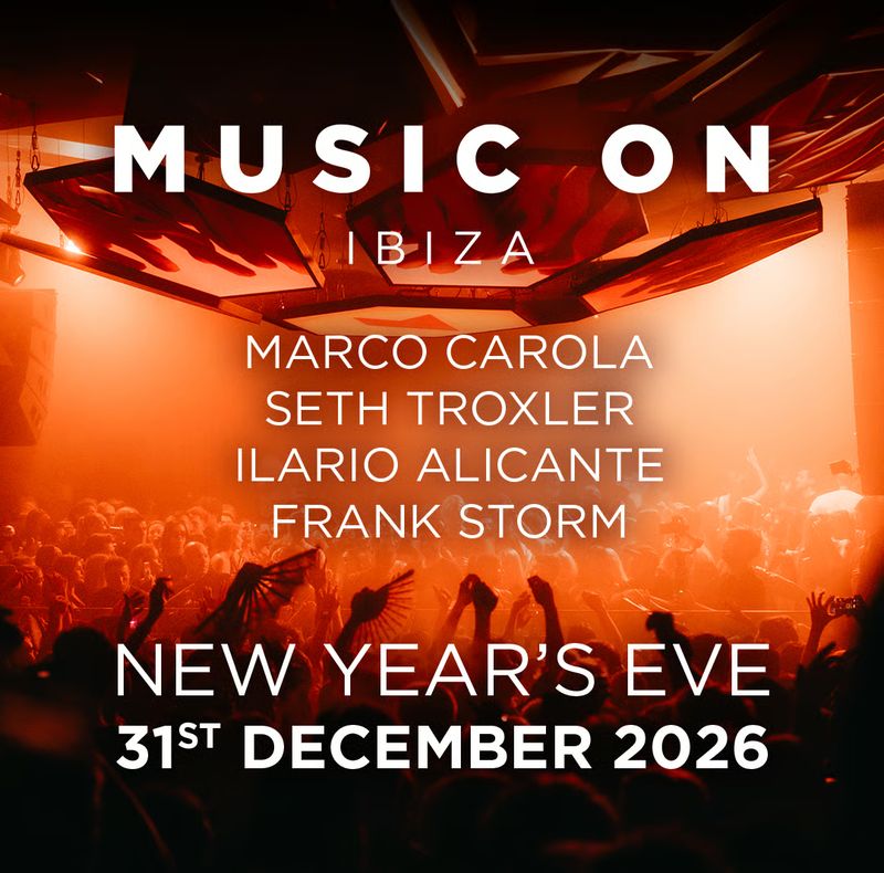 MARCO CAROLA PRESENTS MUSIC ON | NEW YEAR’S EVE at Pacha Ibiza