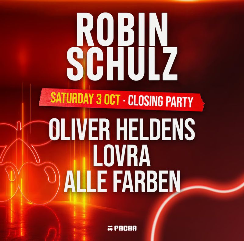 ROBIN SCHULZ - CLOSING PARTY at Pacha Ibiza